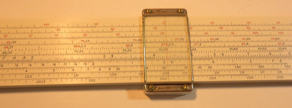 POST VERSALOG 1460 Engineer Slide Rule Case Belt Loop Instructions JAPAN E5