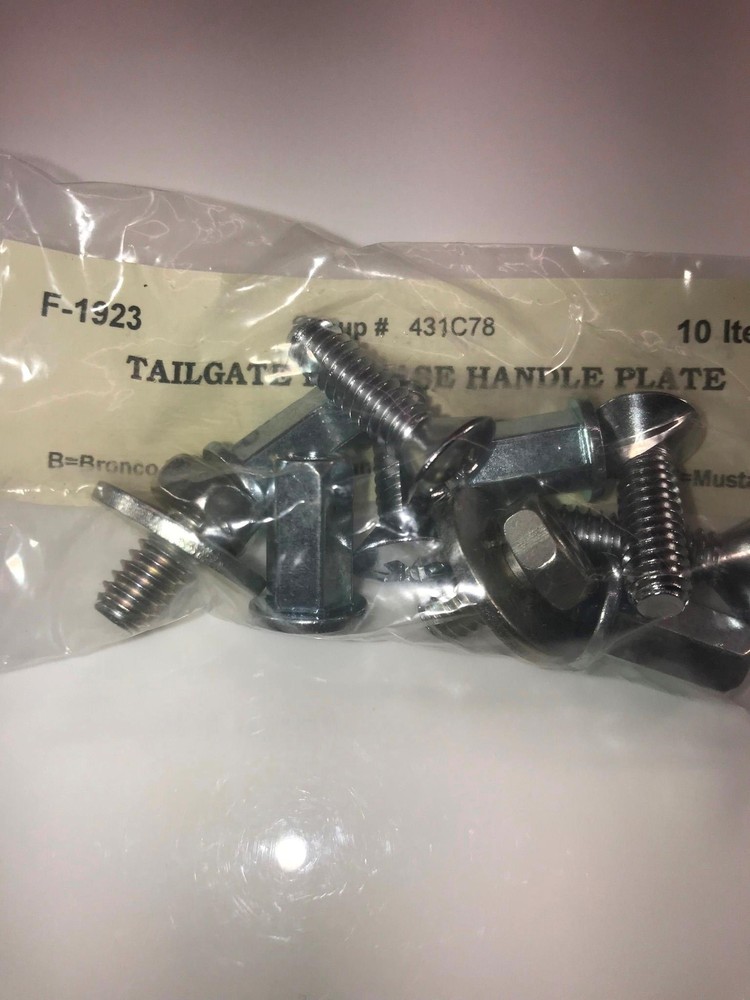 1973 thru 1977 Ford Bronco tailgate release handle plate