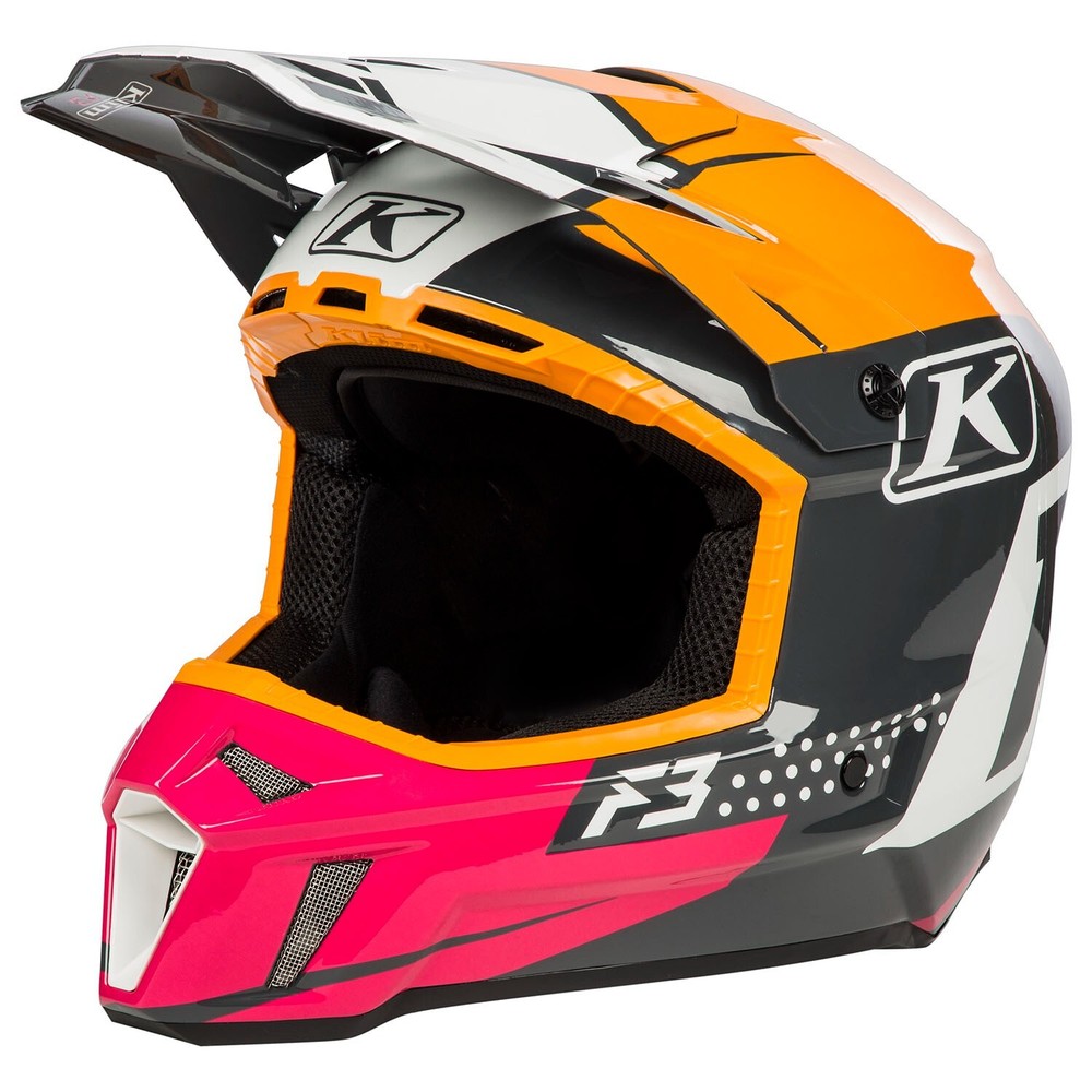 Klim F3 HELMET ECE/DOT, BOMBER ROSE 3X (NON CURRENT)