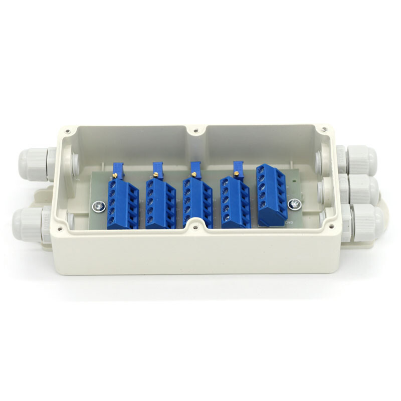 Load Cell Junction Box Summing Box for Scale, 4 In to 1 Out Engineering Plastic