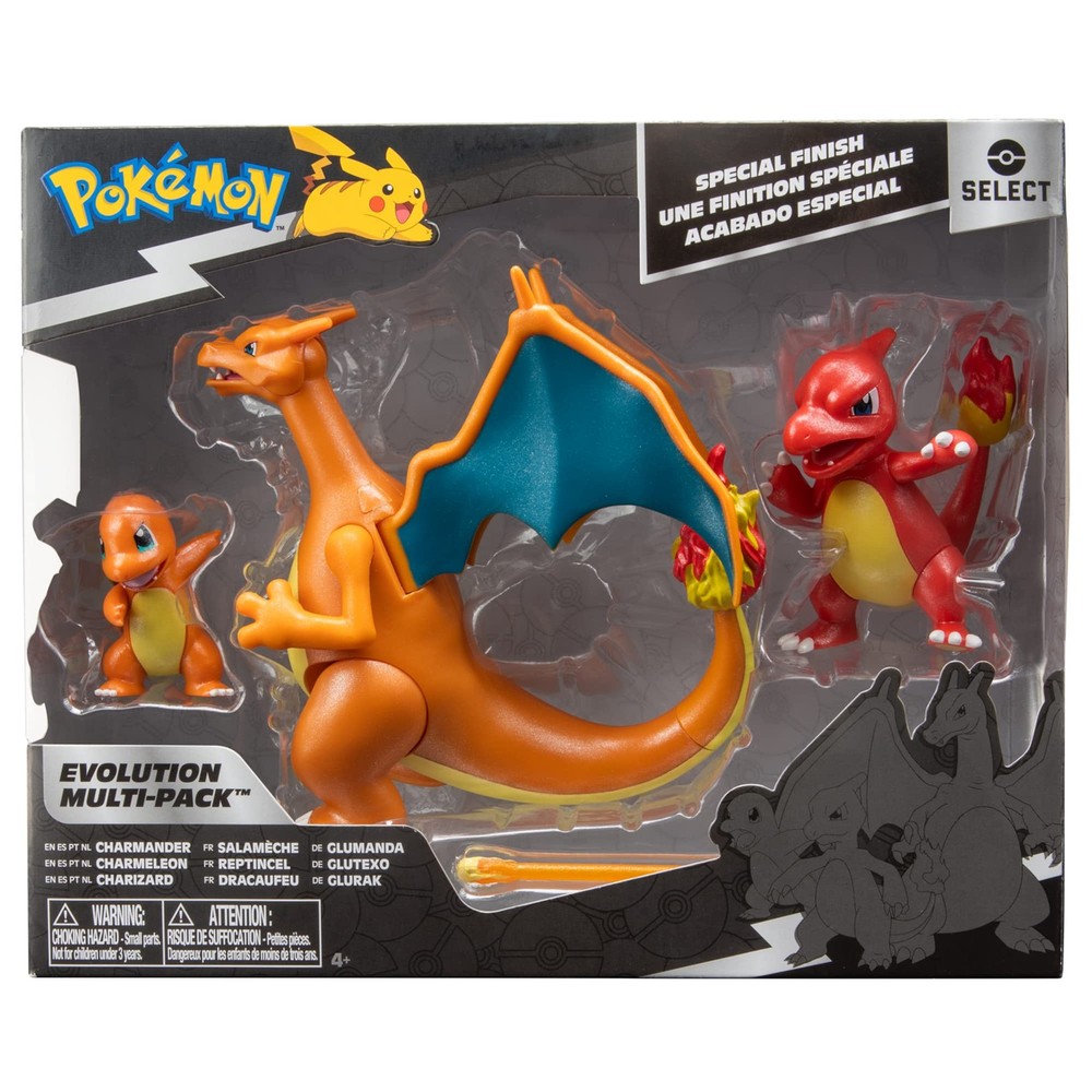 Pokémon Select Evolution 3 Pack - Features 2-Inch 3 Piece Assortment, Style 3