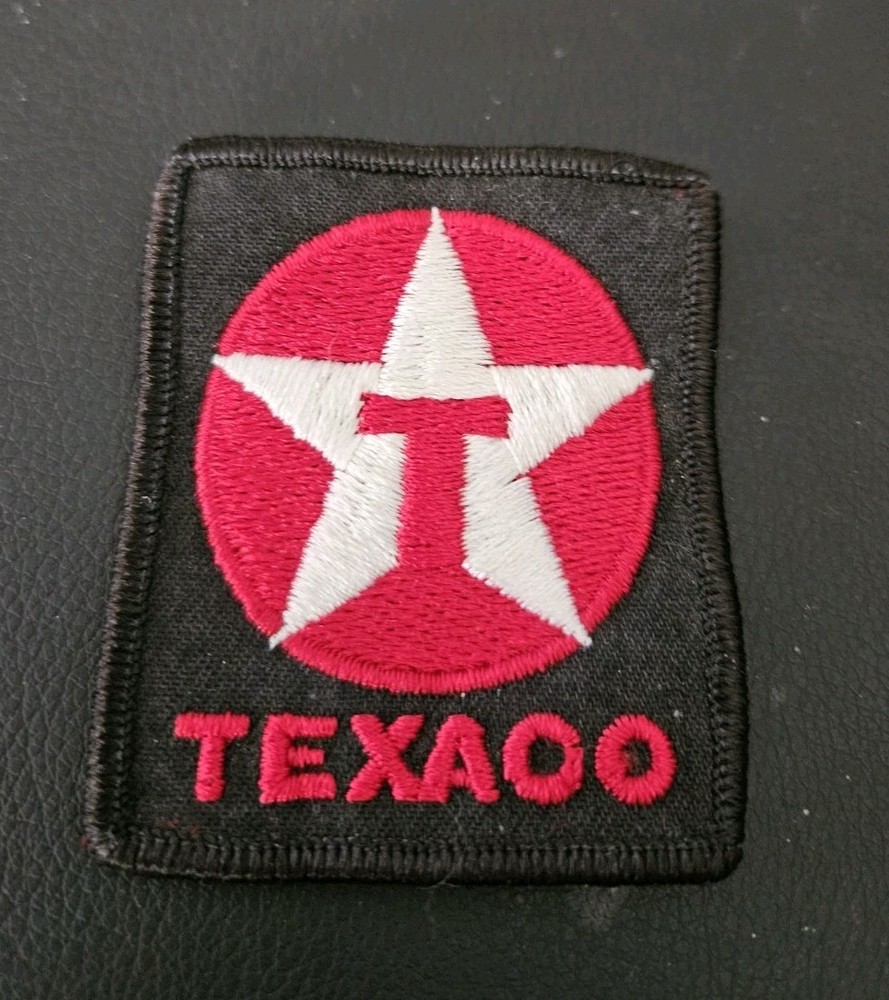 Vintage TEXACO Embroidered Uniform Jacket Hat Patch