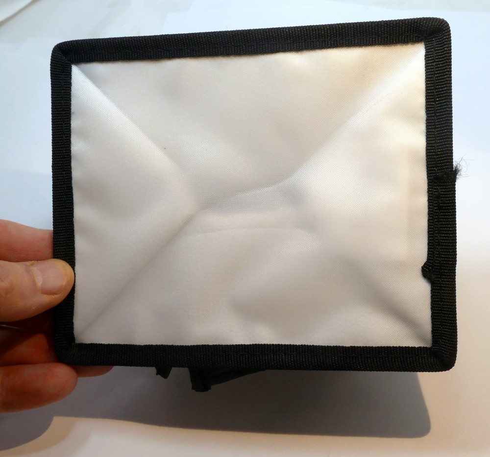 5X6" SoftBox Flash diffuser soft dome w/ hook and loop tape