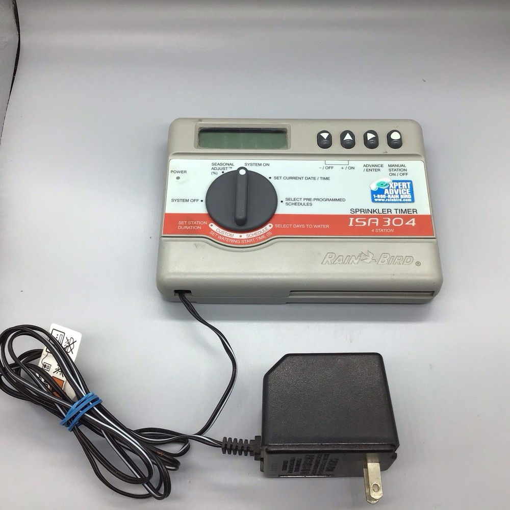 Rainbird 4 Station Timer ISA 304 W/ Transformer