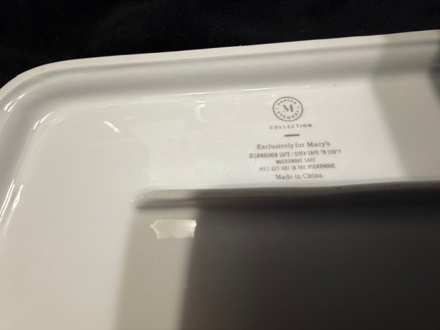 Martha Stewart Butter Dish. 7". - unused