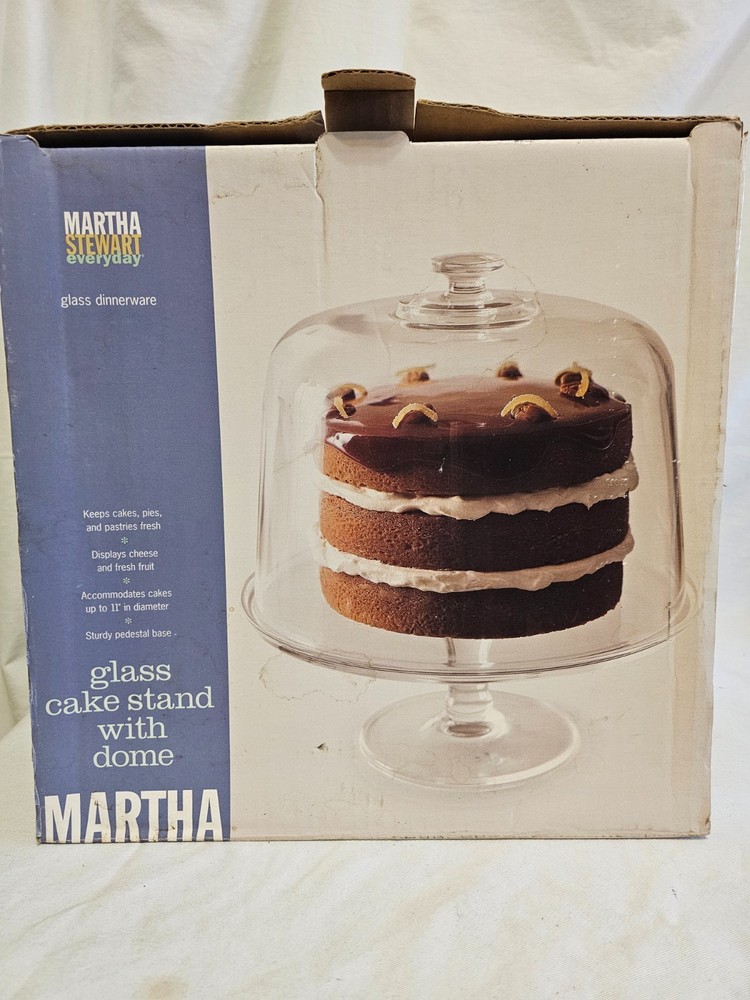 martha Stewart Cake Stand with Dome