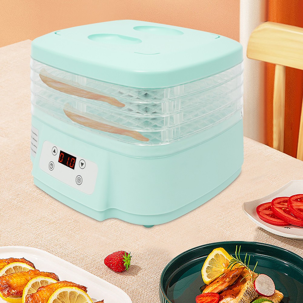 5 Trays Food Dehydrator Machine 200W Adjustable Timer Fruit Drying Machine ABS