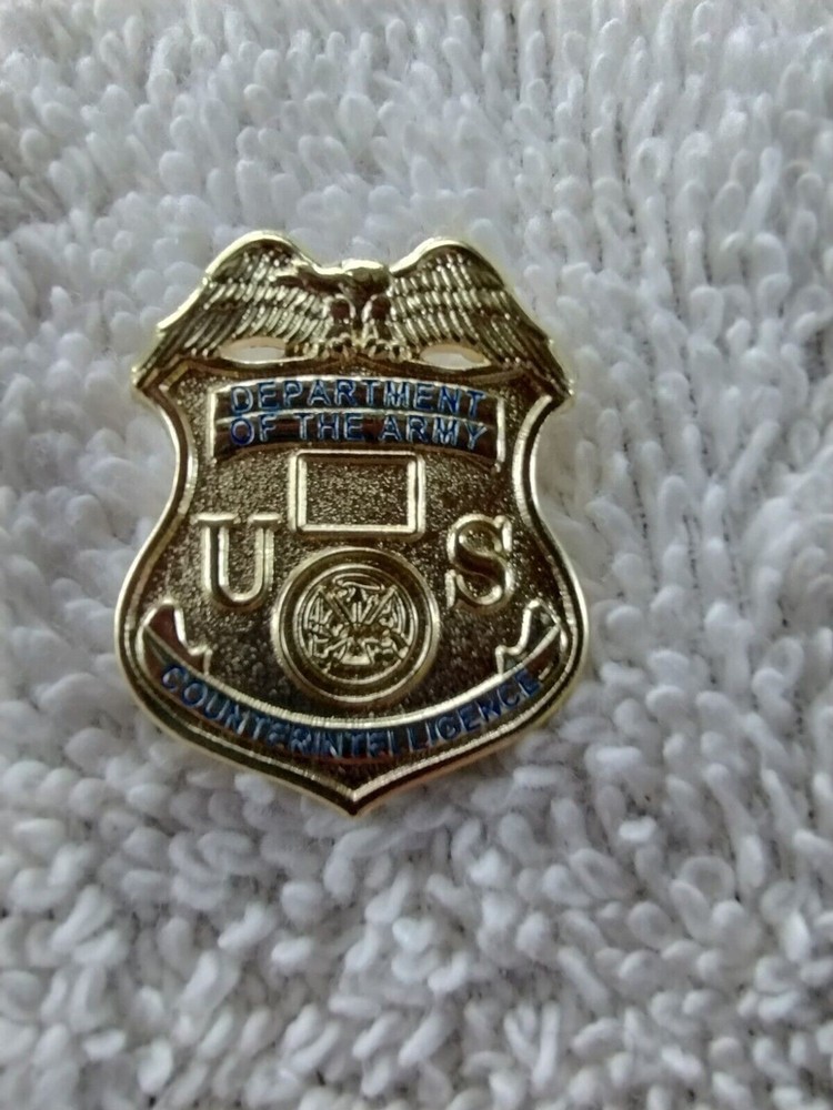 US Army COUNTERINTELLIGENCE (ACI) Lapel Pin (retired). Single Pin