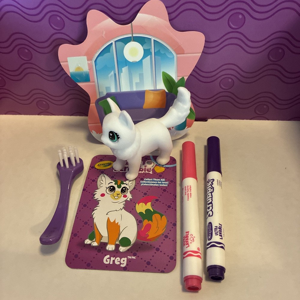 Crayola Scribble Scrubbies Pets Washable New In Box Greg