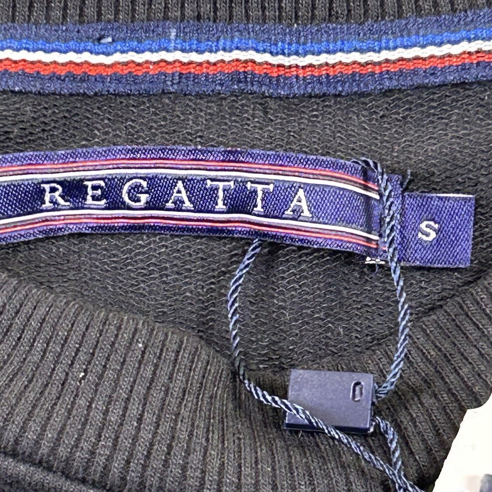 Regatta Mens Small Black Long Sleeve Pullover Thick T-shirt - NWT