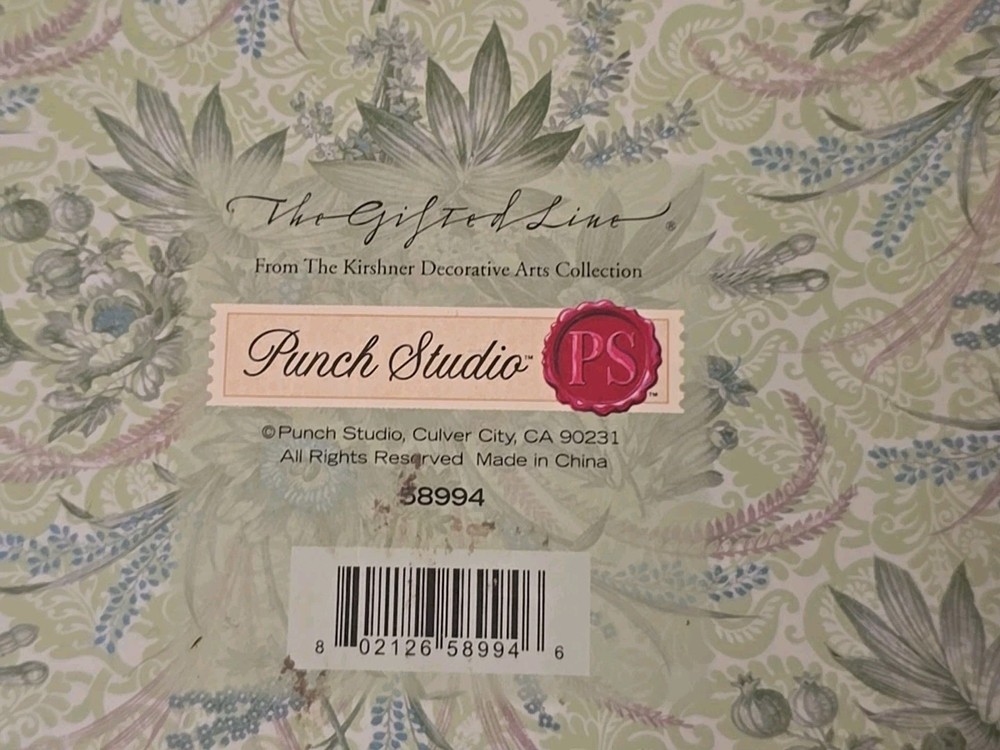 Punch Studio Keepsake Rectangular Magnetic Closure Flap Box 12.5" x 9" x 3.5"