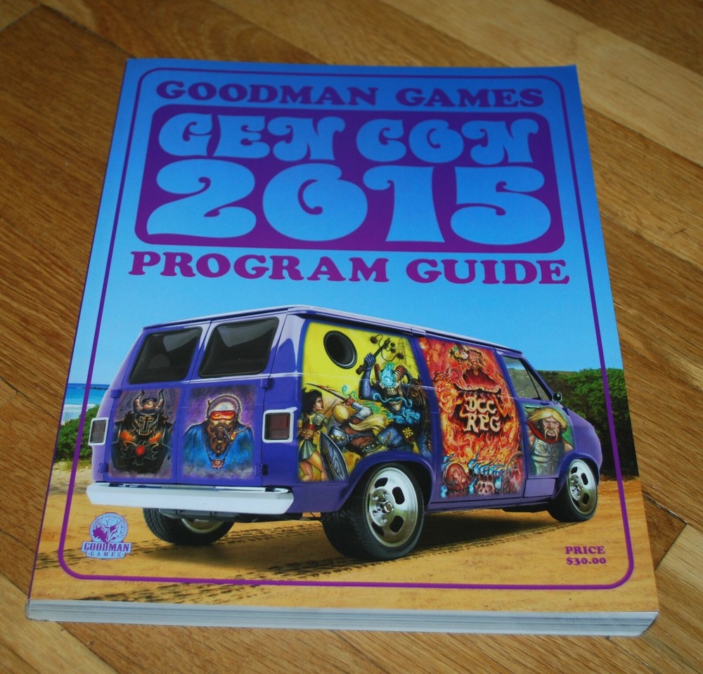 Goodman Games Gen Con 2015 Program Guide Dungeon Crawl Classics DCC OSR