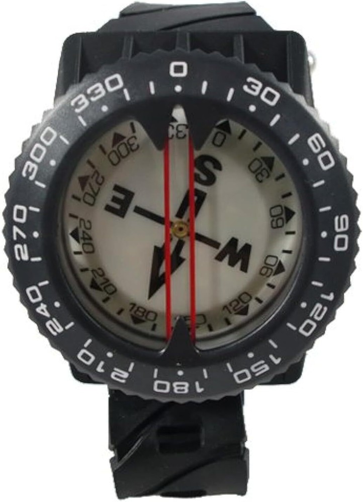 Deluxe Diving Wrist Compass - Accurate Navigation, 80M Depth, Durable Design