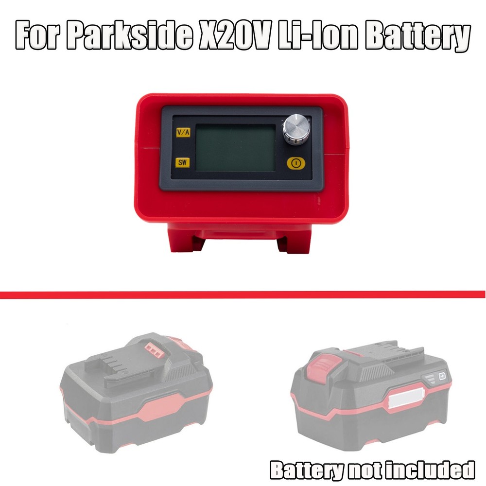 DC Power Supply For Parkside 20V Battery Adjustable Voltage Digital Display