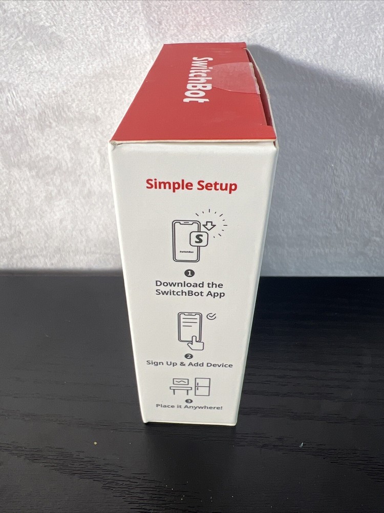 Hygrometer Thermometer Alexa by SwitchBot - iPhone Android Wireless Temperature