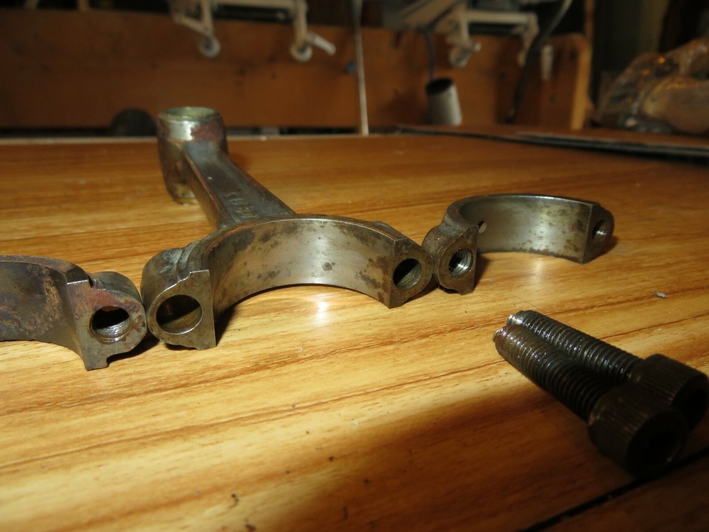 Two Vintage Johnson P-50 Outboard Connecting Rods