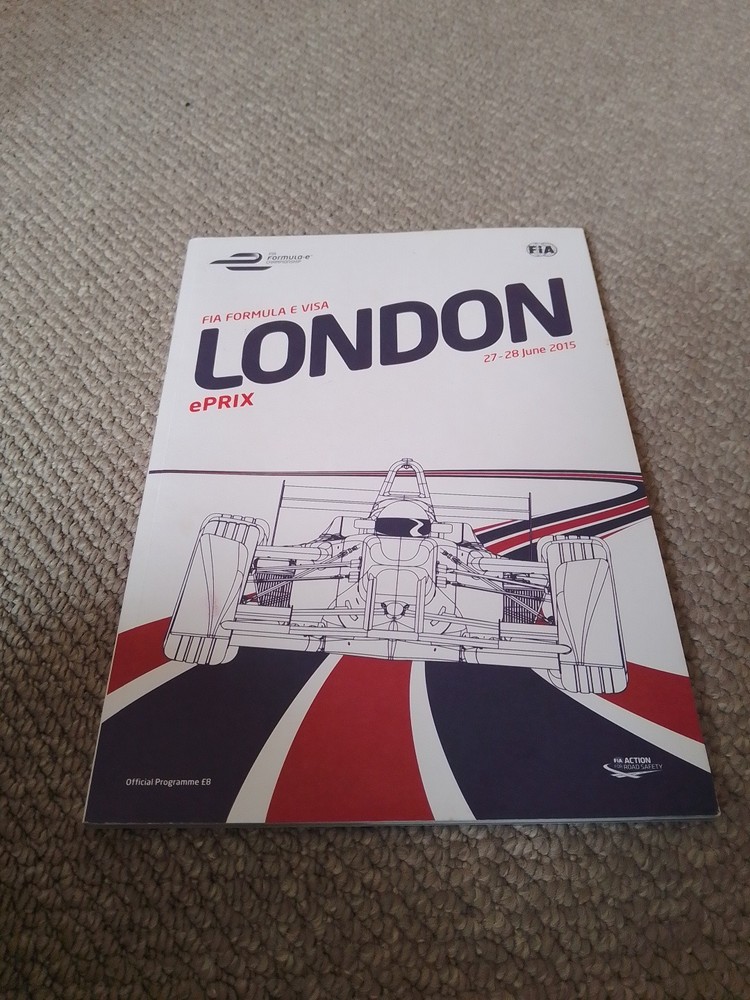 FIA Formula E ePrix Programme London 2015. Vgc