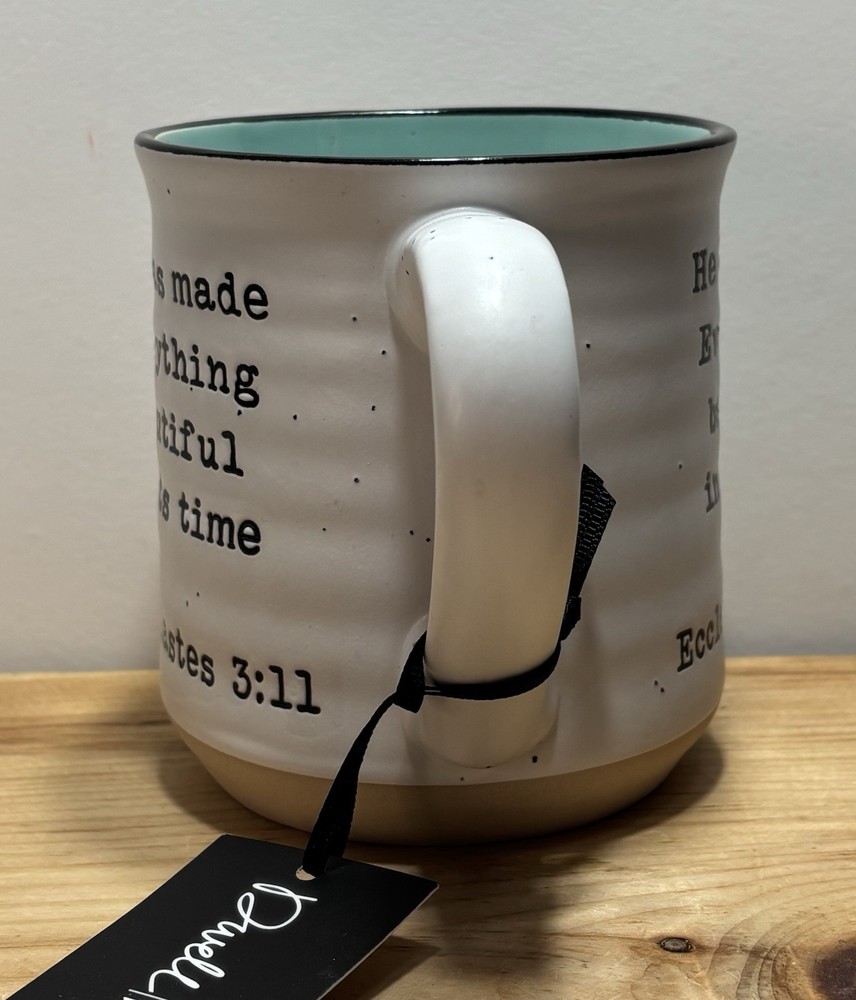 Dwell Studio He Has Made Everything Beautiful Ceramic Coffee Tea Mug Cup Gift