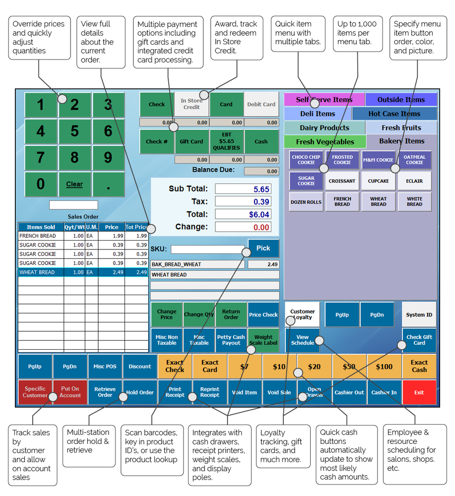 POS Business + Accounting Software W Retail Touch