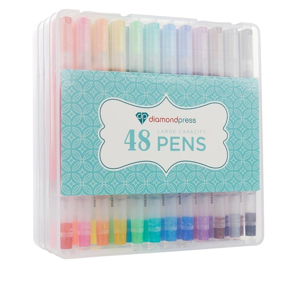 Diamond Press Large Pens Bright Markers 48pieces New