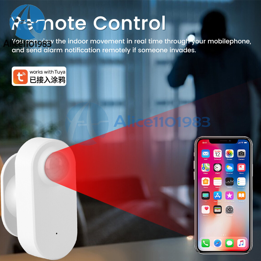 Tuya Zigbee Millimeter Radar Wave Human Presence Detect Sensor PIR Motion Sensor