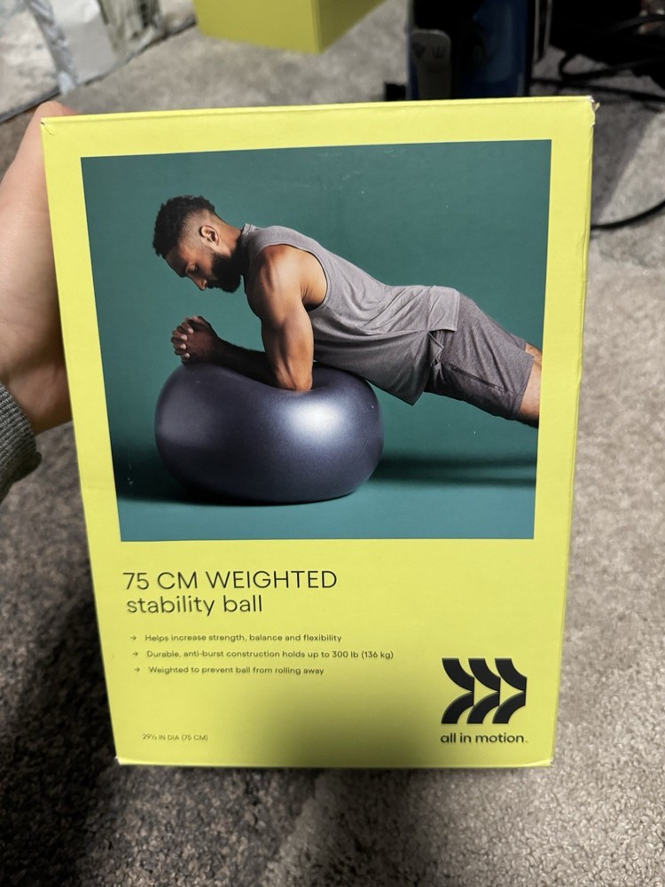75 CM WEIGHTED stability ball