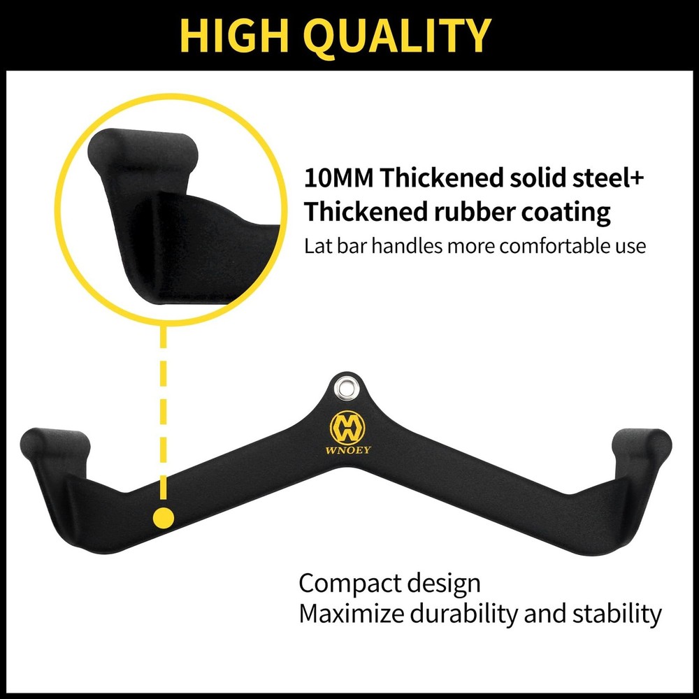 LAT Pulldown Attachment,Back Tricep Bar Strength Training,Handle Grips LAT Pu...