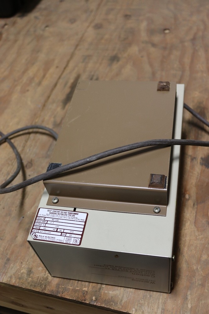 Sola 63-12-125-6 Computer Regulator, Power Conditioning