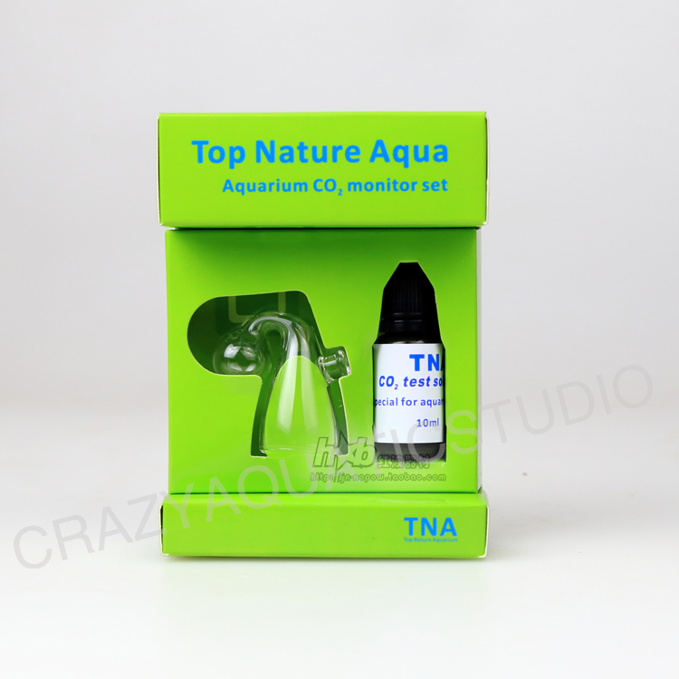 Aquarium CO2 Glass Drop Checker-Test Aquarium CO2 pH indicator Solution