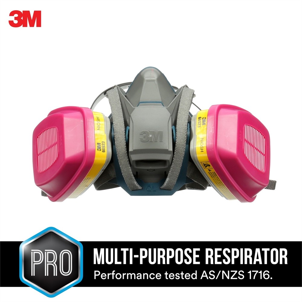 3M Multi-Purpose Quick Latch Respirators With Cool Flow Valve