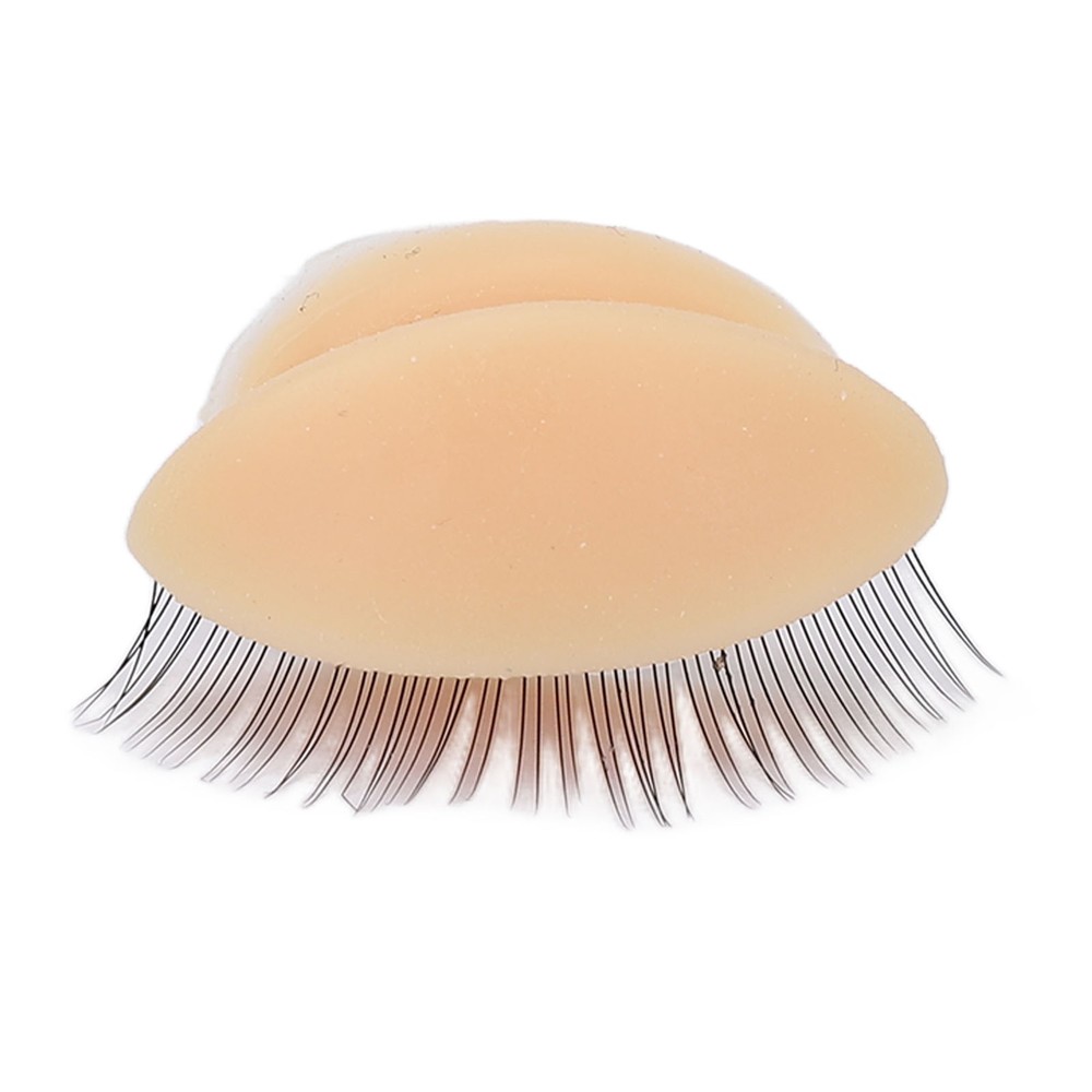 3 Pairs Replacement Eyelids For Mannequin Head Eyelash Extension Practice