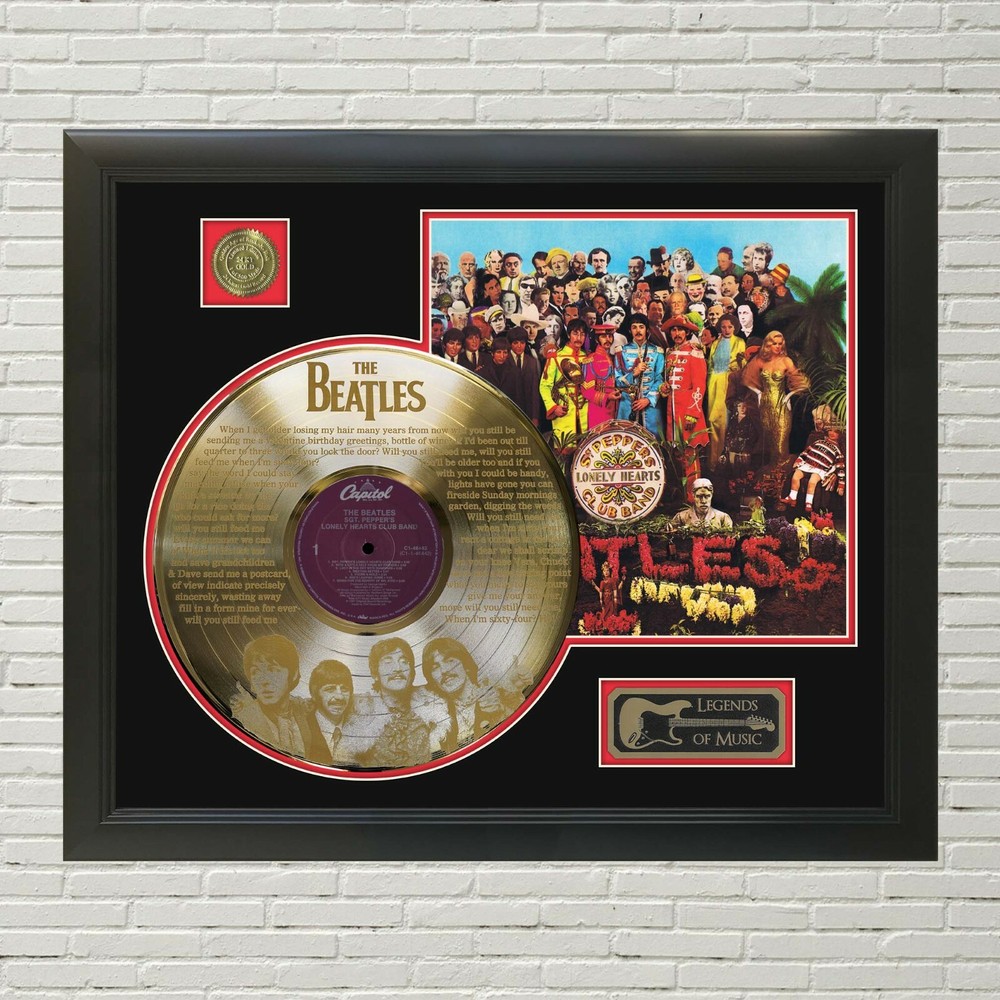 Beatles - When I'm 64 laser etched limited edition framed record display