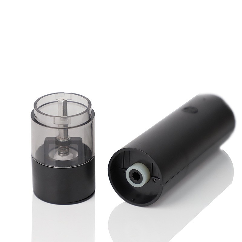 2PCS Electric Salt and Pepper Grinder Set with Rechargeable Base Mill-Adjustable