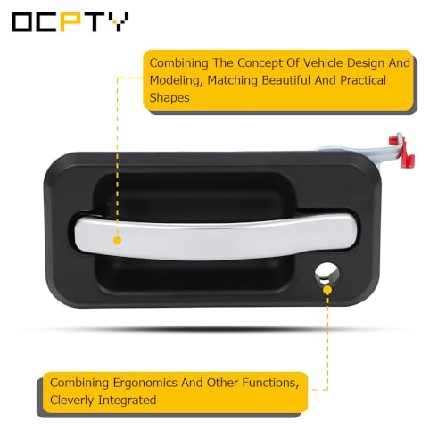 Door Handle Exterior Front Driver Left Side Replacement Fit 2003-2009 for