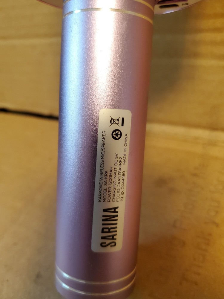 Sarina SA- KRK Wireless Karako Microphone And Speaker