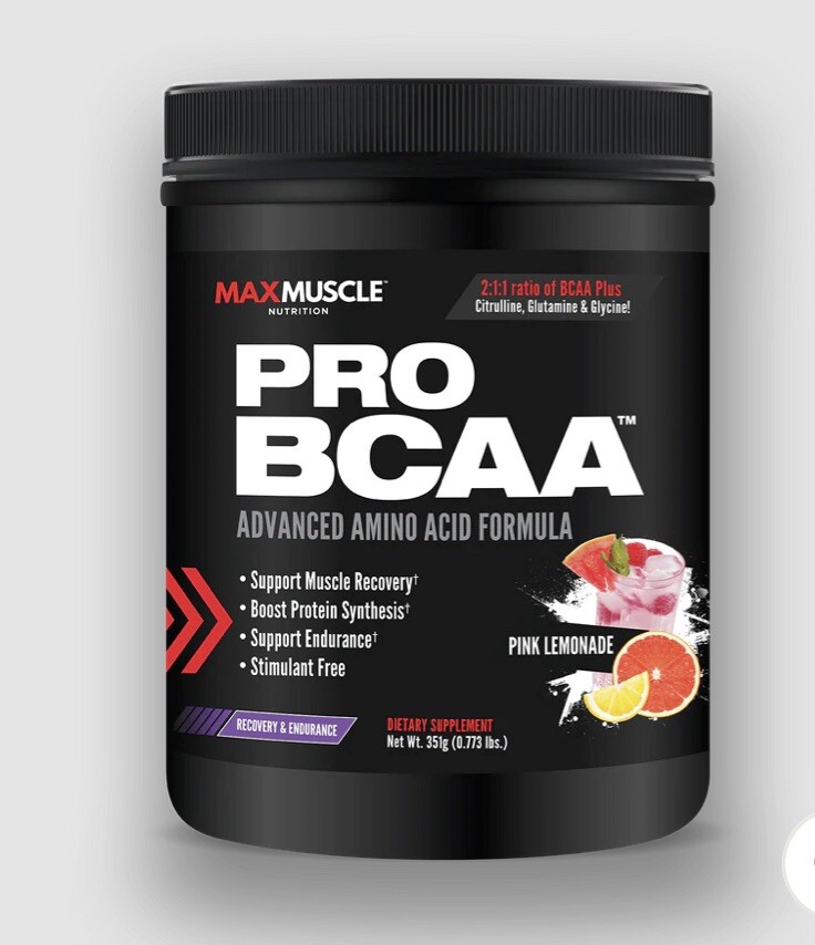 Max Muscle Pro BCAA Pink Lemonade