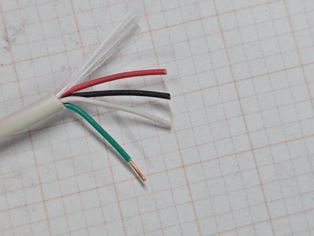 Honeywell Genesis 3103 22/4C Solid Security/Control Cable Plenum White /100ft