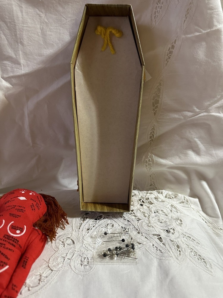 ESTATE VINTAGE BLACK MAGIC VOODOO DOLL