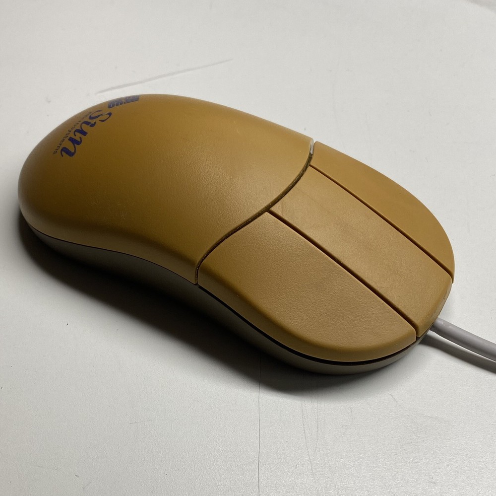 SUN Oracle 370-3632 Type-6 USB CROSSBOW 3-BUTTON USB MOUSE (YELLOW)