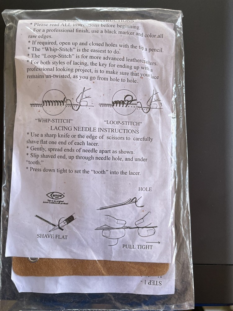 Leather ID Wallet Kit