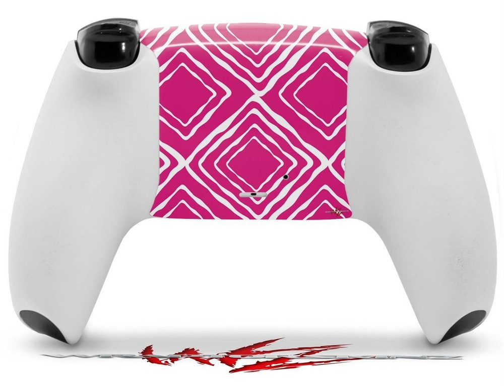 Skin Sony PS5 Controller Wavey Fushia Hot Pink