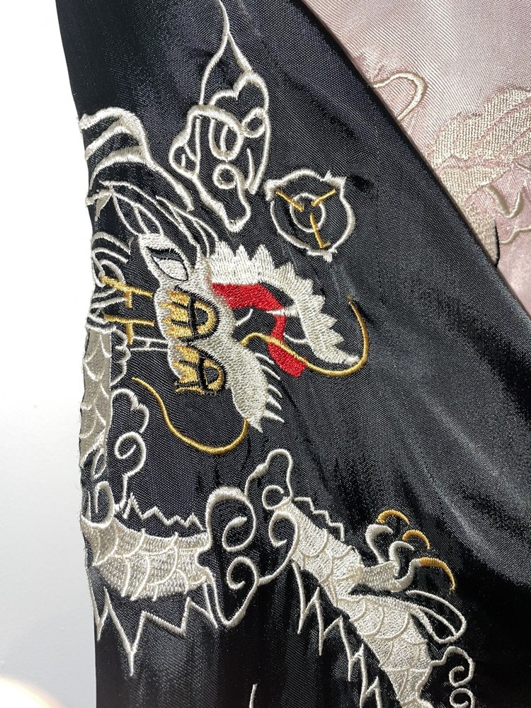 Japanese Silk Souvenir Jacket Bomber Authentic