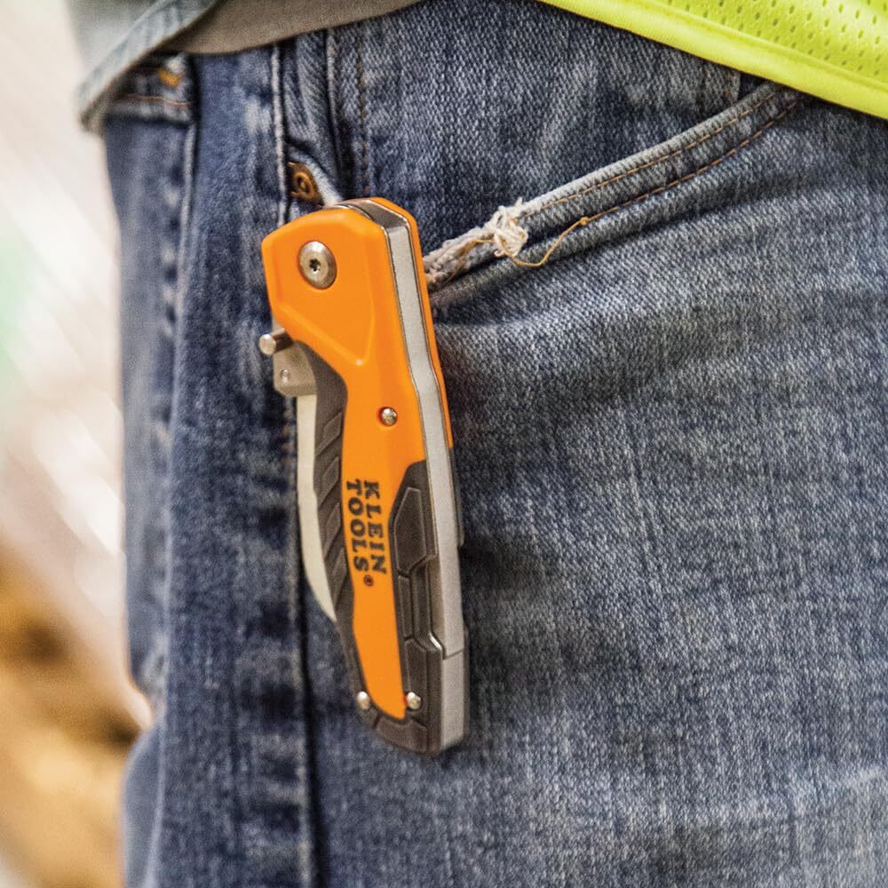 Klein 44218 Cable Skinning Utility Knife w/Replaceable Blade