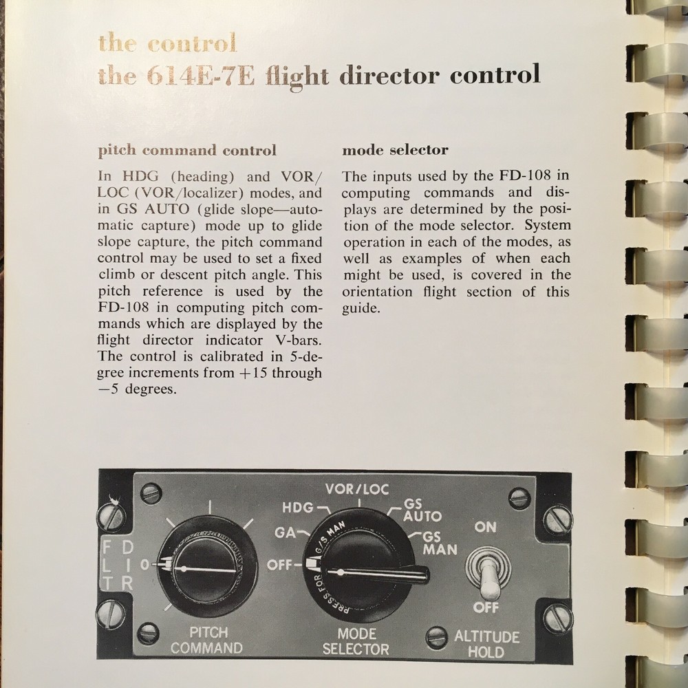 Collins FD-108 Pilot's Guide Manual