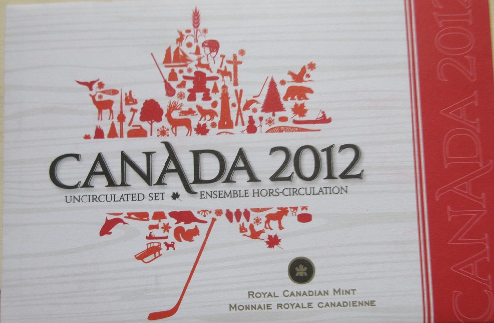 2012 Canada PL Set. Original Mint Packing. UNC Coins (RJ)