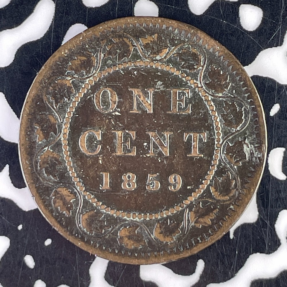 1859 Canada Large Cent Lot#F2099