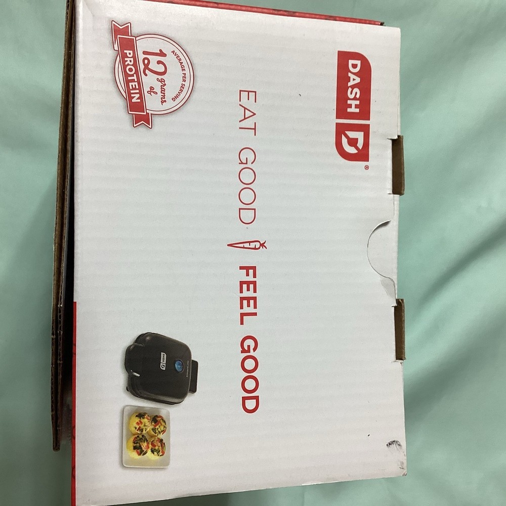 Dash Egg Bite Maker Black Countertop Egg Cooker New In Box