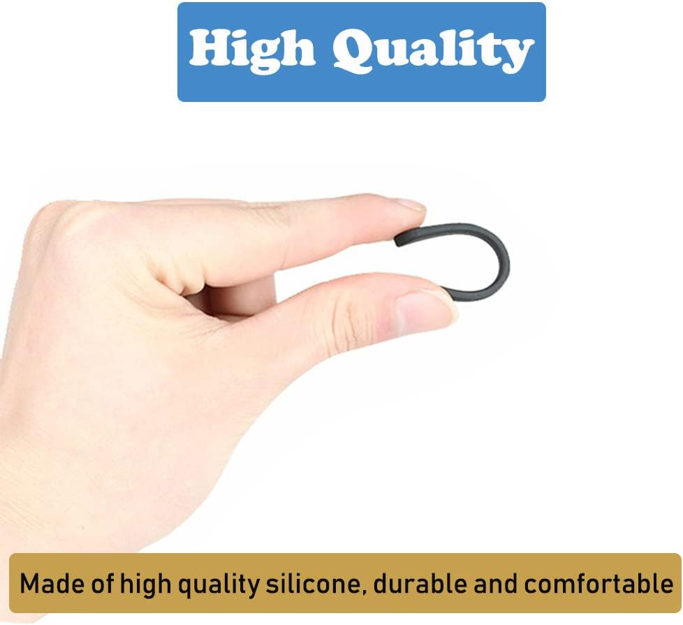 Eyeglass Replacement Temples,Silicone Glasses End Tips Ear Sock Pieces Sleeve fo