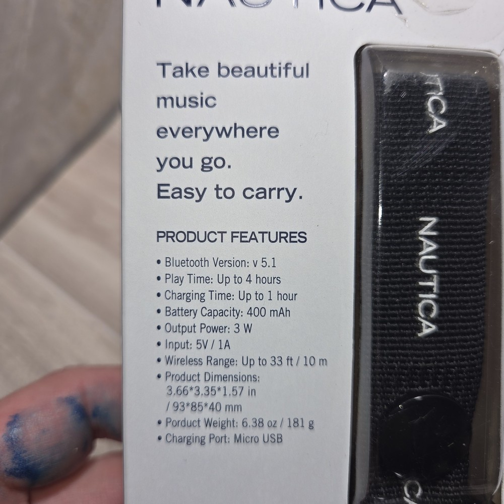 Nautica Portable Wireless Speaker Black S20