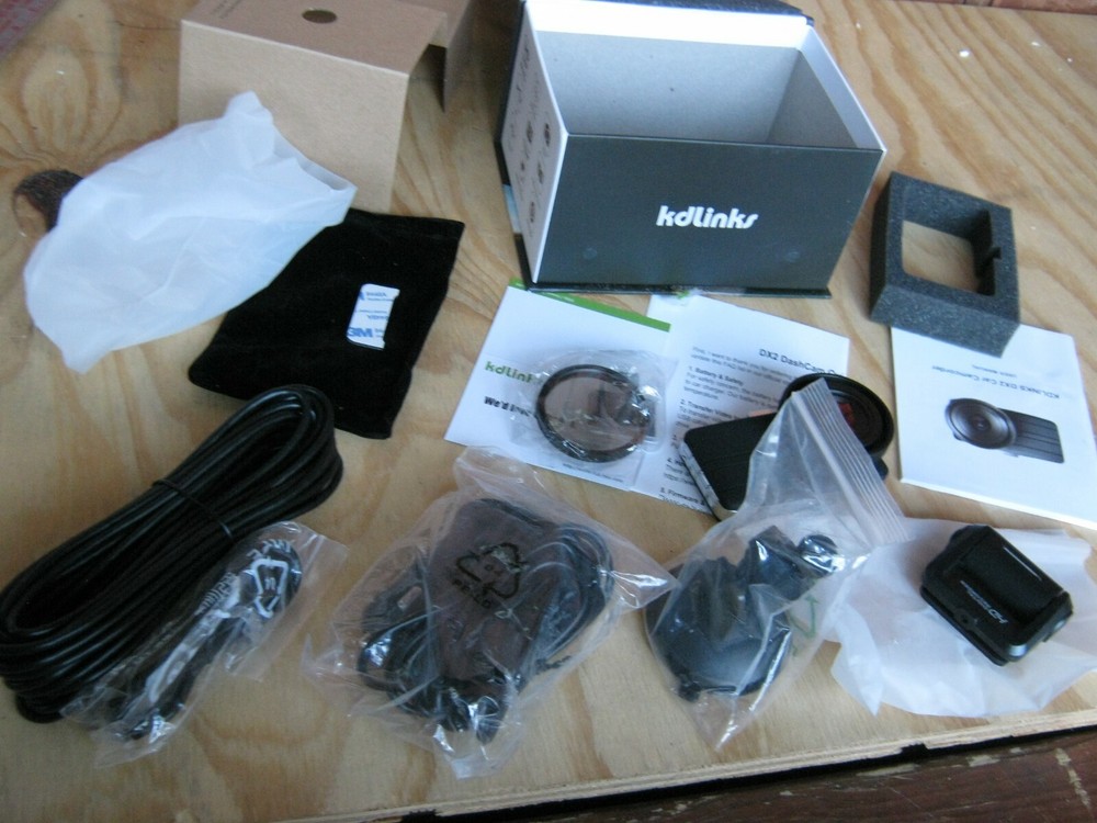 KDLINKS DX2 Car Camcorder DashCam 290* Wide Angle Coverage